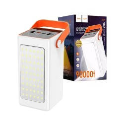 Hoco Power Bank J107 Super 4x USB+Type-C PD 22.5W 90000mAh White Hoco Power Bank J107 Super 4x USB+Type-C PD 22.5W 90000mAh White